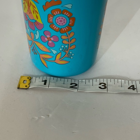 6 Pc. Stainless Blue Steel Floral Print Tumblers - Picture 5 of 7